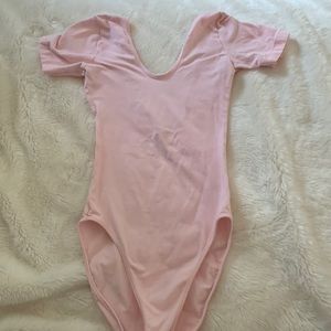 Pink American Apparel Body Suit